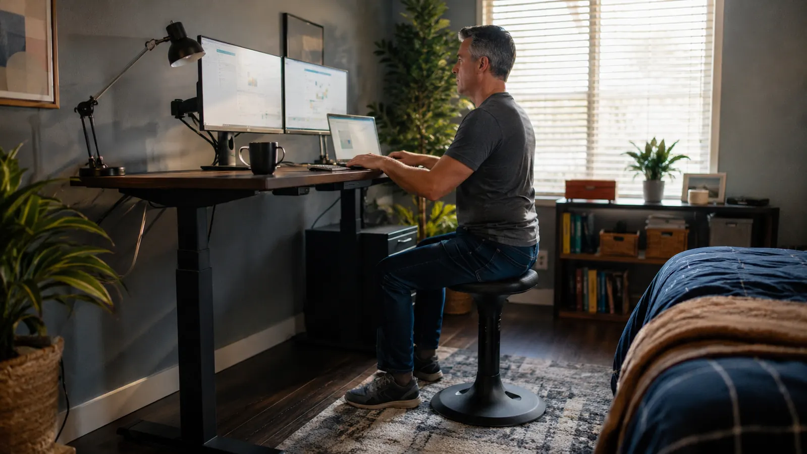 How to Transition to Active Sitting With a Wobble Stool